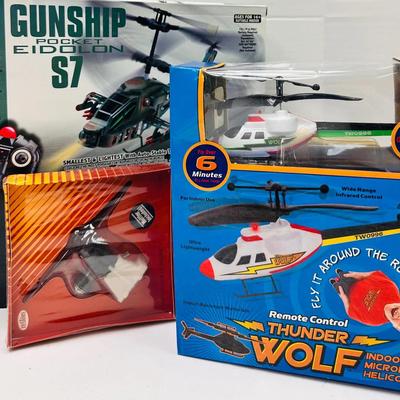 Remote-Controlled (R/C) Micro Helicopters Assortment