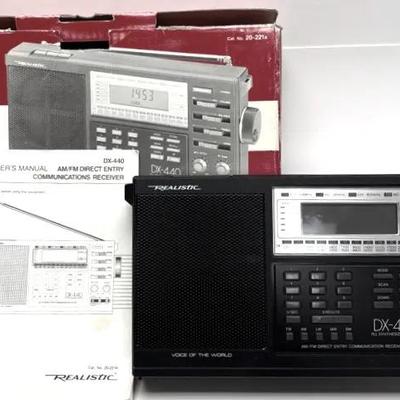 Realistic DX-440 Am/Fm All-Band Portable Receiver 