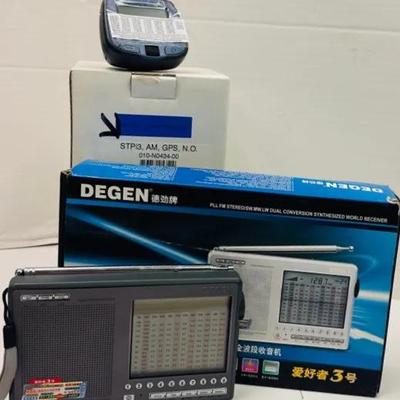 “Degen” World Receiver and “Garmin” Street Pilot 