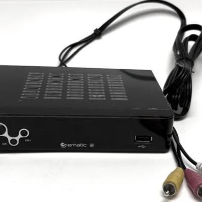 Ematic AT103B Digital TV Converter Box