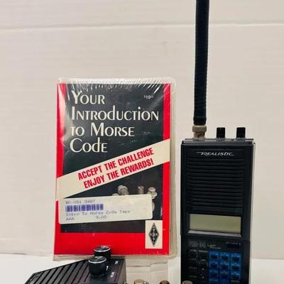 Realistic PRO-37 Scanner and a Morse Code Kit