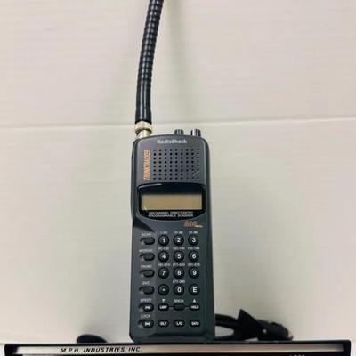 Vintage MPH K55 Radar Unit and "RadioShack" Pro-90 Scanner