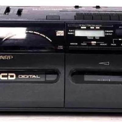 "Sharp" QT-CD22 Stereo and Radio Boombox
