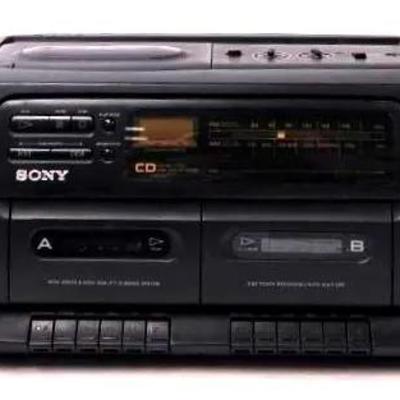 "Sony" CFD-100 Portable CD Radio Cassette Recorder