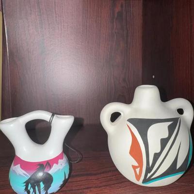 Native American Wedding Vases 