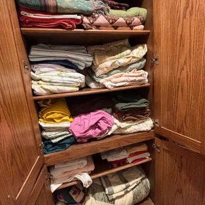 Linen For The Bedroom And Dining Room