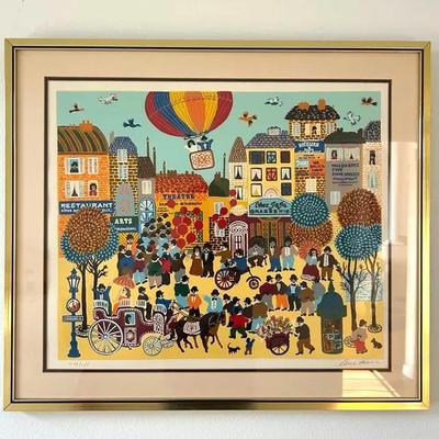 Claudine Paris Street Scene Print