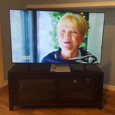 Samsung 55in Television And Stand