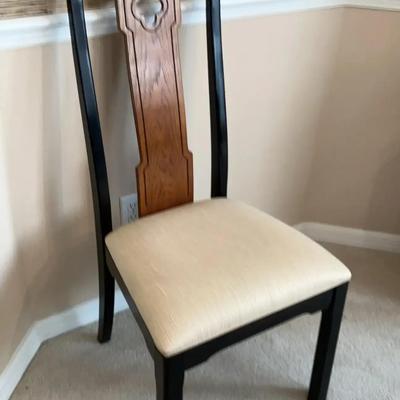 Thomasville Embassy Chinoiserie-Style Dining Chairs, Set of 6
