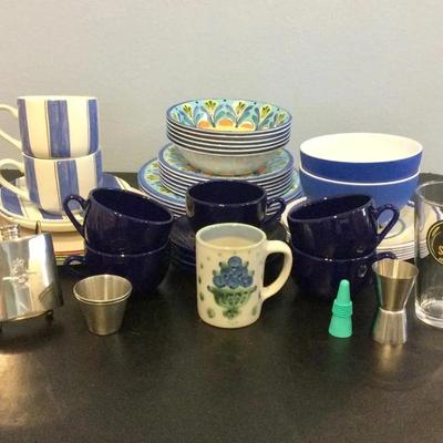 Colorful Plastic And Ceramic Dishware And More