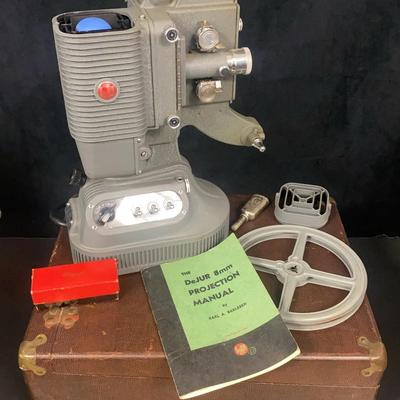 Vintage DEJUR 1000 8mm Movie PROJECTOR 1946 Projection & Home Video