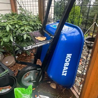Kobalt wheel barrow