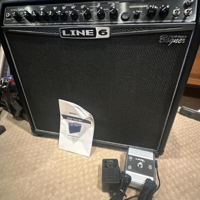 Available in online auction:  Line 6 amplifier