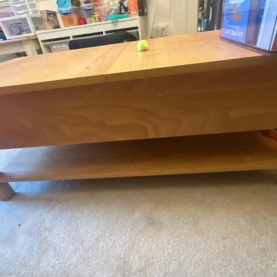 Coffee table with storage
