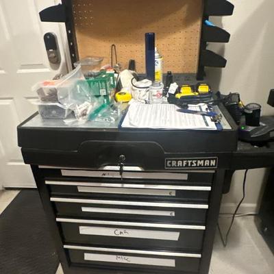 Craftsman workstation & tool drawers