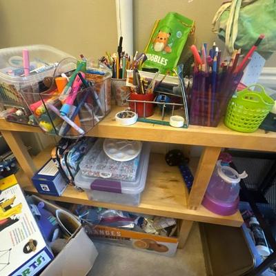 Lots of arts & crafts supplies
