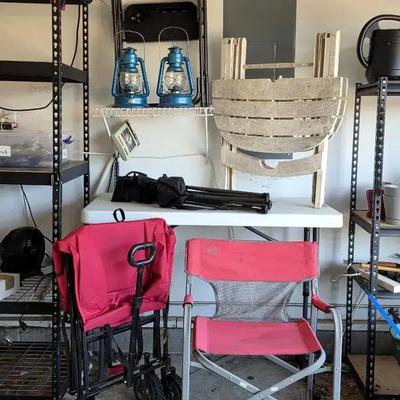 Outdoor & Camping Gear Collection, featuring Academy Utility Cart, Folding Chair & Lifetime Table