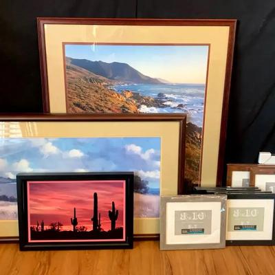 Assorted Framed Art Prints & Picture Frames Collection