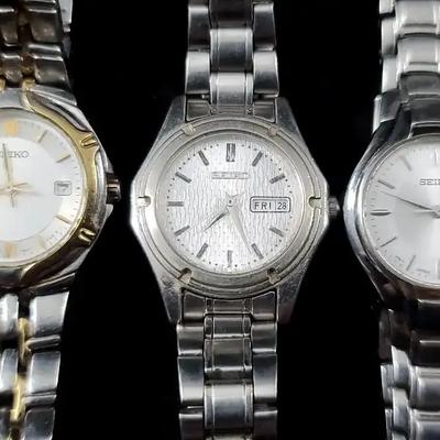 Seiko Women’s Stainless Steel Wristwatch Collection