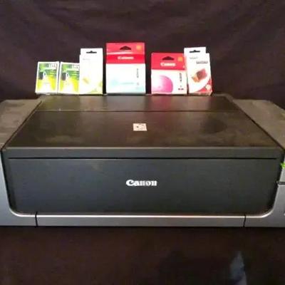 Canon Pixma Pro 9000 Mark II Inkjet Photo Printer with Ink Cartridges