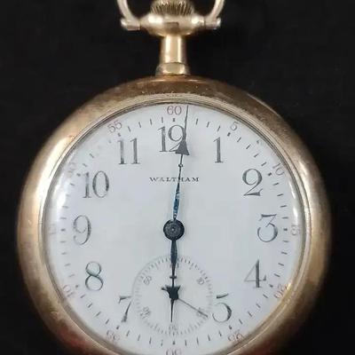 Waltham Open-Face Pocket Watch