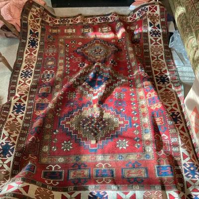 Caucasian flat weave rug