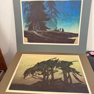 Elton bennet lithographs