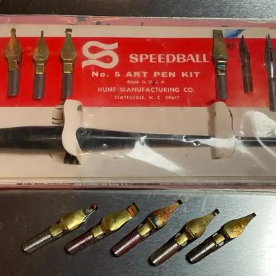 Speedball no 8 art pen set ink