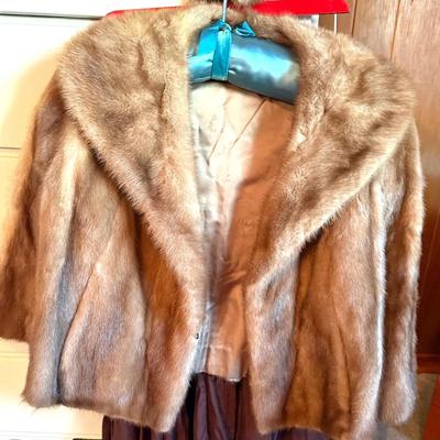 Vintage simpson s fur short jacket