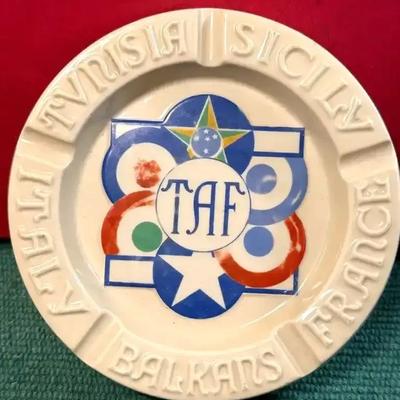 Vintage wwii tactical air force taf) ashtray.