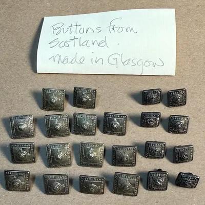 Scottish kilt jacket buttons