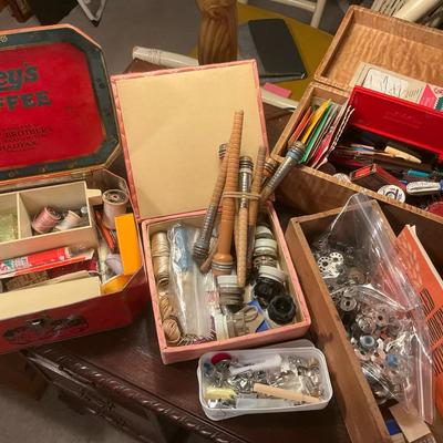 Sewing notions a mixed collection