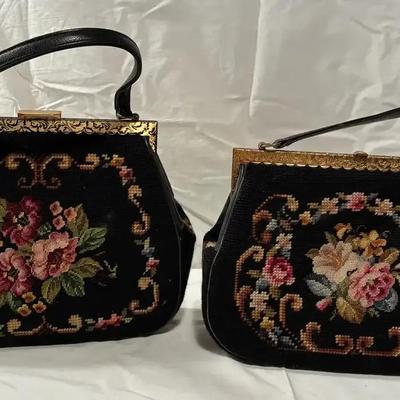 Needlepoint purses