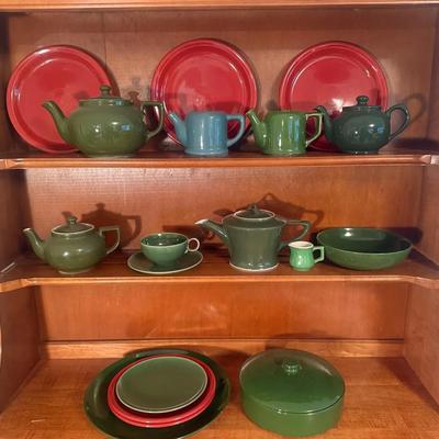 Variety of dishes fiesta ware ballerina, & more