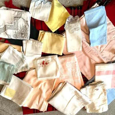 Vintage linens to repurpose