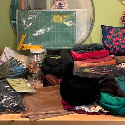 Rotary cutting mat velvet yardage and more