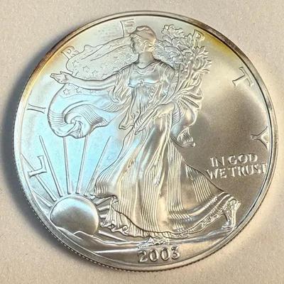 2003 american silver eagle coin