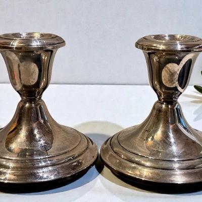 Gorham sterling candle holders no 661