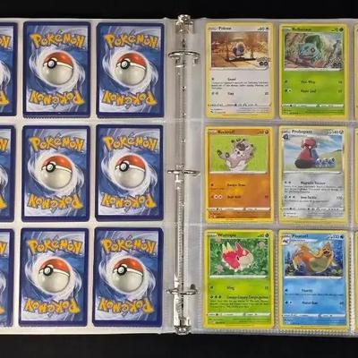 3 Ring Binder of 135 Pokemon Cards