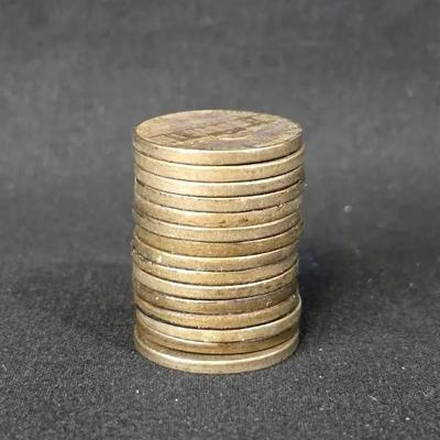 15 Silver US Wartime Nickels, 1942-1945