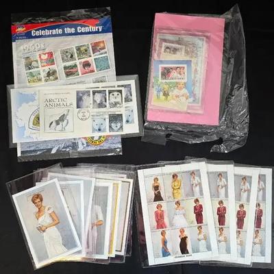 Princess Diana Stamps and Others, Large Collection 