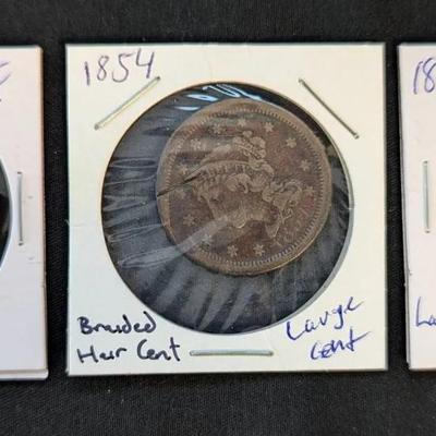3 Large Cents
