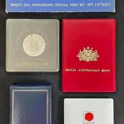 Foreign Coin Sets, Pope Coin, and Tokyo Coins