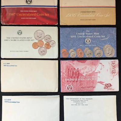 8 Uncirculated Coin Sets
