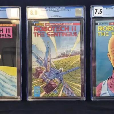 RoboTech II: The Sentinels, CGC Graded Comics