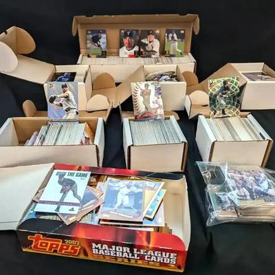 Approx. 1,700+ Sports Trading Cards, Mostly Baseball, Some Football & Basketball