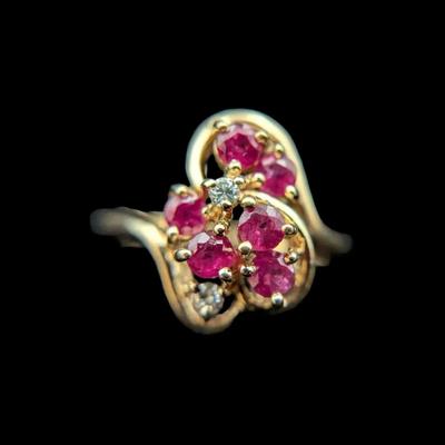 14K Yellow Gold & Diamond Ring, NAGL #1226098