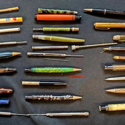 1930s-1950s Mechanical Pencil and Pen Parts