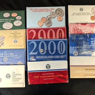Uncirculated Coin Sets 1986-2000