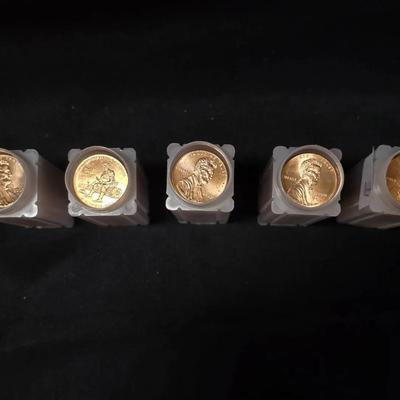 2009 Lincoln Formative, Childhood, Professional BU Cent Rolls, Plus 1997-D, All Red, 5 Rolls